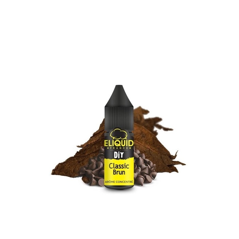 Concentré Eliquid France - Classic Brun 10ml | Eliq Vapoteur