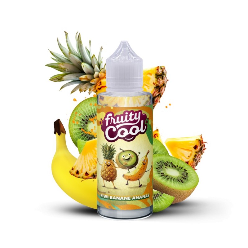 Premix Fruity Cool 100/120ml - Kiwi banane ananas | Eliq Vapoteur