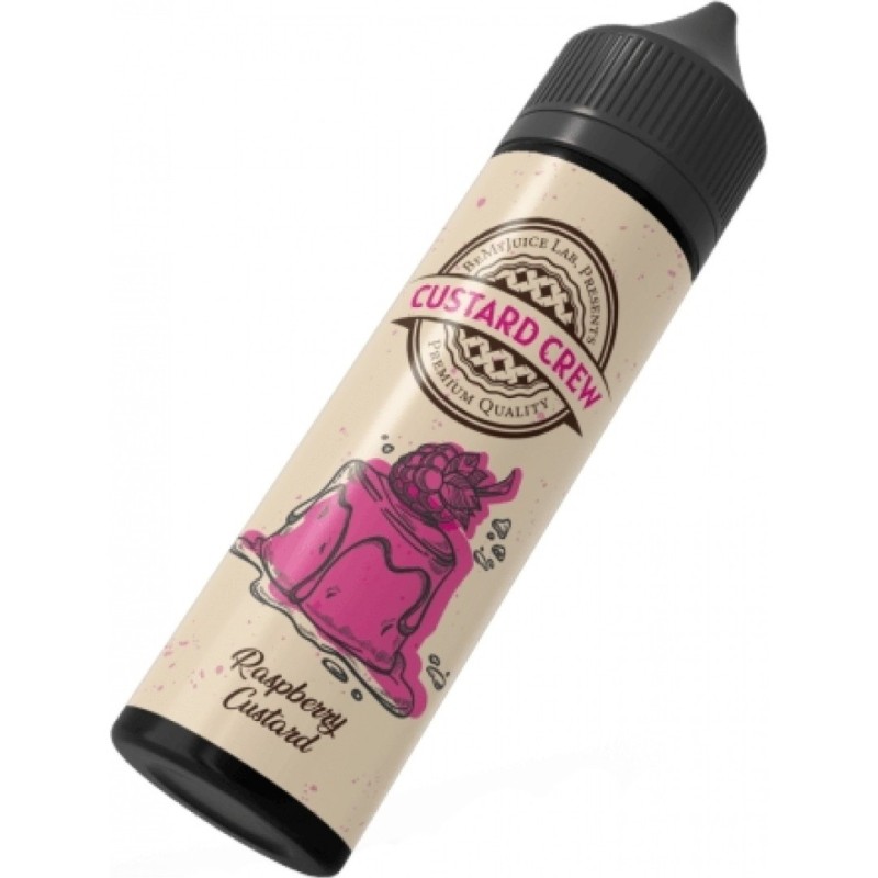 Longfill Custard Crew 10/60ml - Raspberry Custard | Eliq Vapoteur