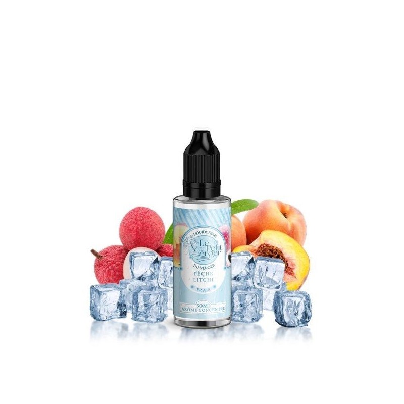 Concentré Le Petit Verger - Pêche Litchi Frais 30ml | EliqVapoteur