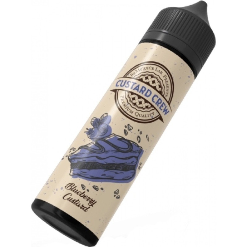 Longfill Custard Crew 10/60ml - Blueberry Custard | EliqVapoteur