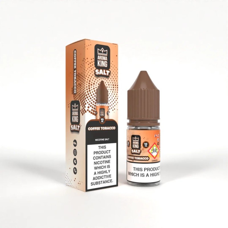 Liquid Aroma King Nic Salt 10ml - Café Tabac 20mg | Eliq Vapoteur