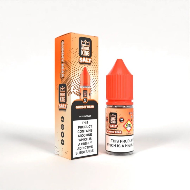 Liquide Aroma King Nic Salt 10ml - Ours en gomme 20mg | Eliq Vapoteur