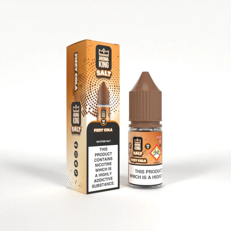 Liquid Aroma King Nic Salt 10ml - Cola Pétillante 20mg | Eliq Vapoteur