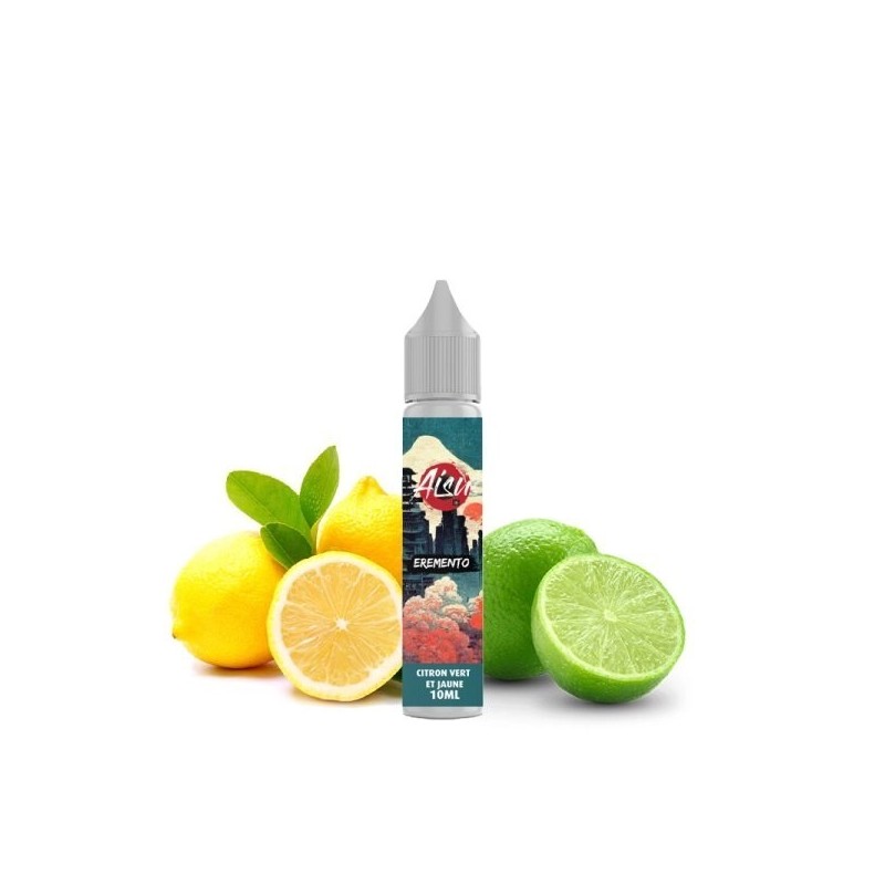 E-liquide Aisu Eremento Salt 10ml - Citron Vert et Jaune 20mg | EliqVapoteur