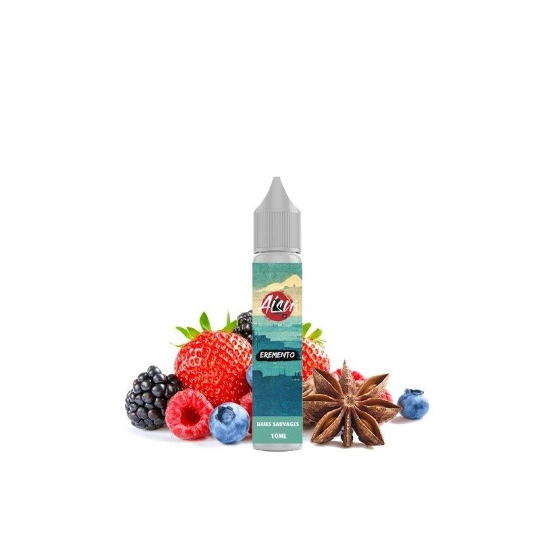 Liquid Aisu Eremento Salt 10ml - Wild Berries 20mg | Eliq Vapoteur