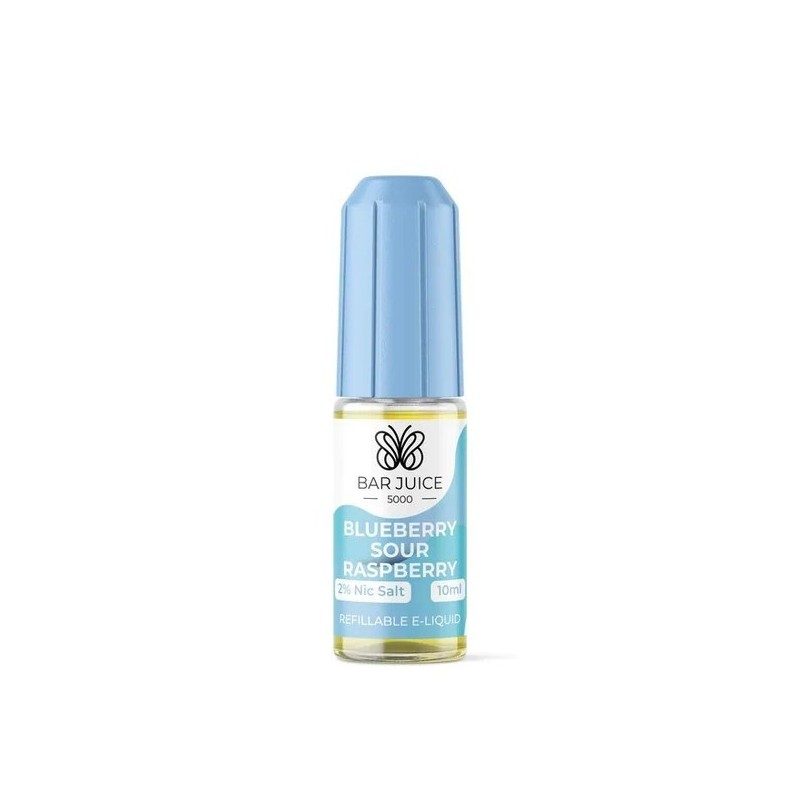 Liquid Bar Juice 5000 10ml - Blueberry Sour Raspberry 20mg | Eliq Vapoteur