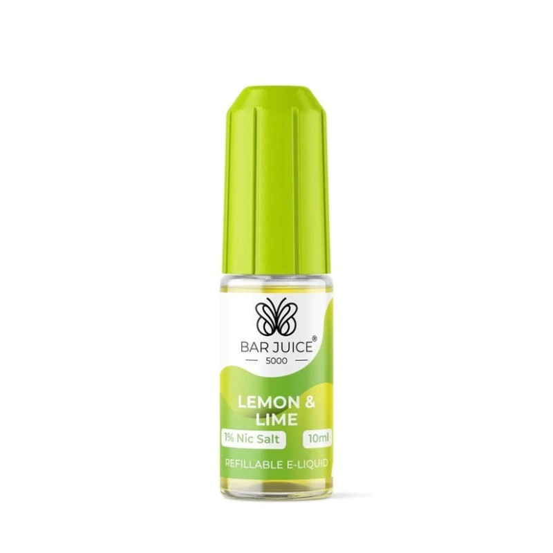Liquid Bar Juice 5000 10ml - Lemon Lime 20mg | Eliq Vapoteur
