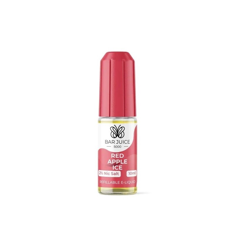Jus de bar liquide 5000 10ml - Kiwi Pomme Rouge Glacé 20mg | Eliq Vapoteur