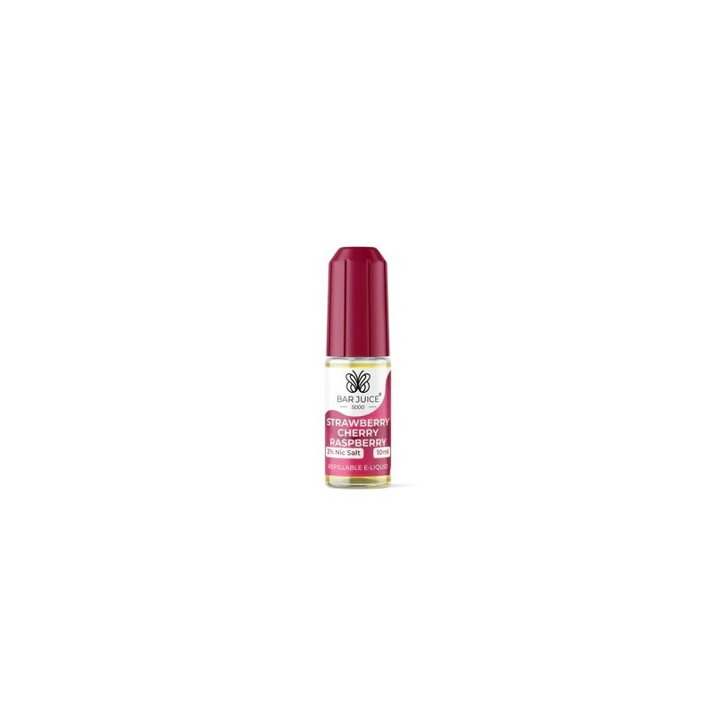 Liquid Bar Juice 5000 10ml - Strawberry Cherry Raspberry 20mg | Eliq Vapoteur