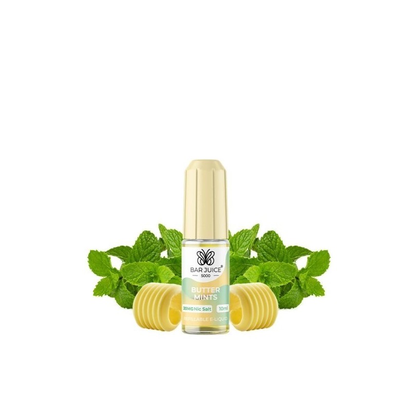 Liquid Bar Juice 5000 10ml - Butter Mints 20mg | Eliq Vapoteur