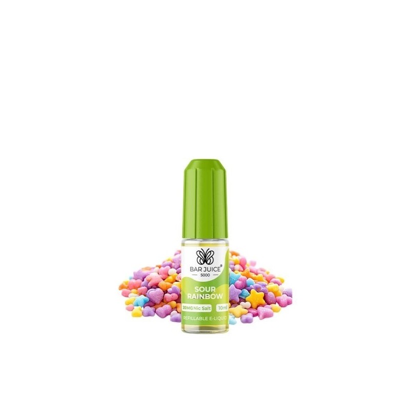 E-liquide Bar Juice 5000 10ml - Sour Rainbow 20mg | EliqVapoteur