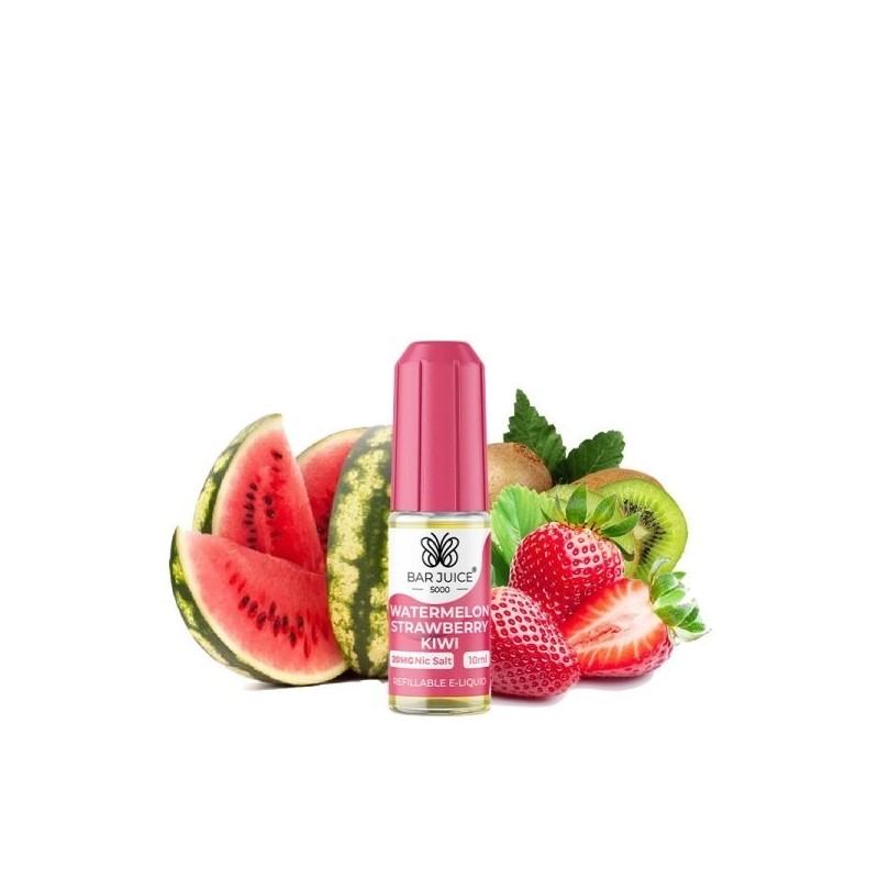 Bar Juice 5000 10ml - Pastèque Fraise Kiwi 20mg | EliqVapoteur