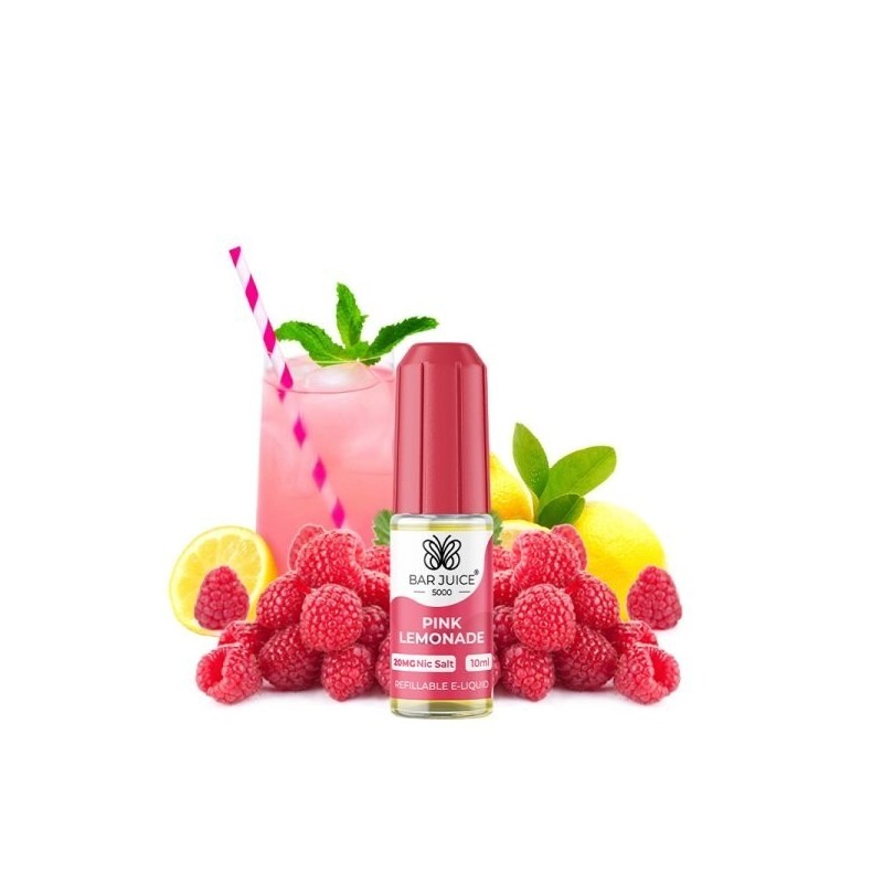 Liquid Bar Juice 5000 10ml - Pink Lemonade 20mg | Eliq Vapoteur
