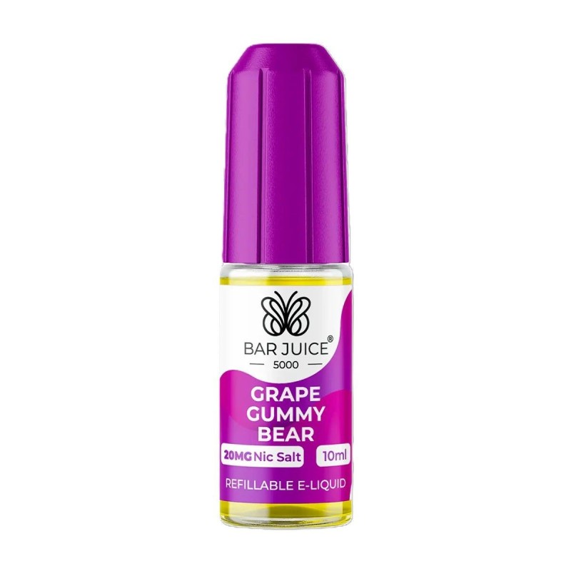 Liquid Bar Juice 5000 10ml - Grape Gummy Bear 20mg | Eliq Vapoteur