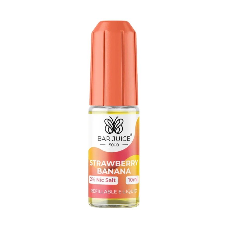 Liquid Bar Juice 5000 10ml - Fraise Banane 20mg | Eliq Vapoteur