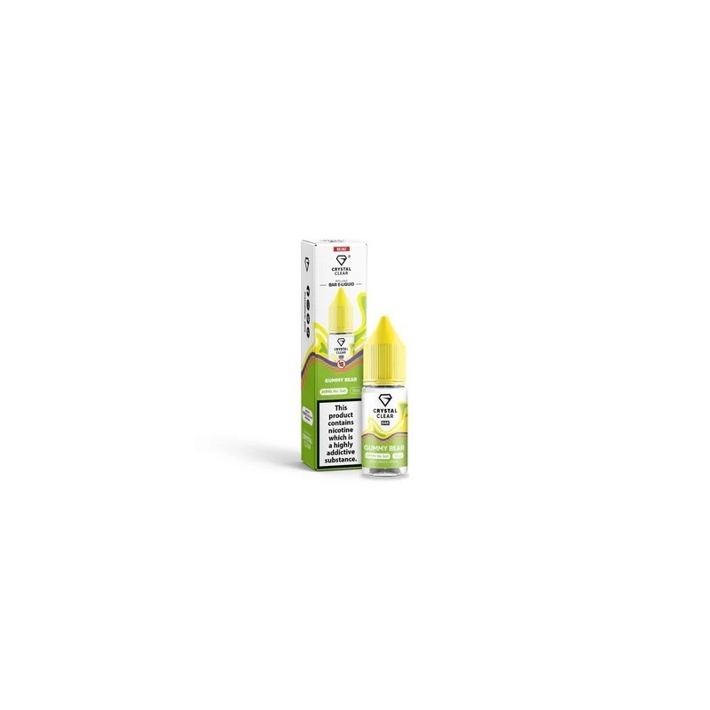 Liquid Crystal Clear Salts 10ml - Gummy Bear 20mg | Eliq Vapoteur