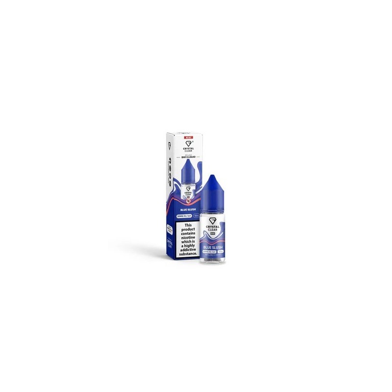 Liquid Crystal Clear Salts 10ml - Blue Slush 20mg | Eliq Vapoteur
