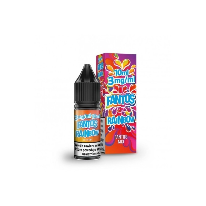 Liquid Fantos 10ml - Rainbow Fantos 3mg  (A25) | Eliq Vapoteur