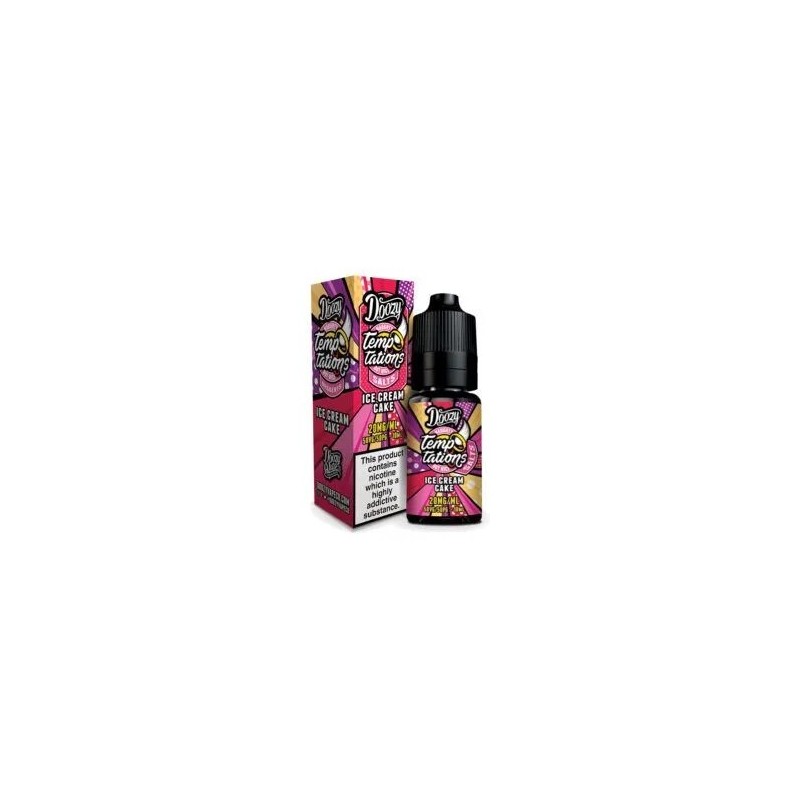 Liquid Dooze Salt 10ml - Ice Cream Cake 20mg | Eliq Vapoteur