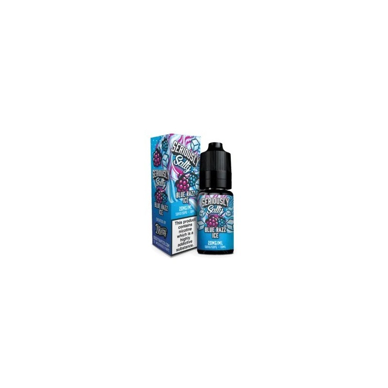 Liquid Dooze Salt 10ml - Blue Razz Ice 20mg | Eliq Vapoteur