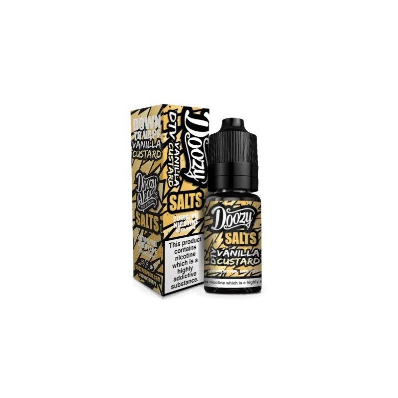 Dooze Salt E-liquid 10ml - Vanilla Custard 20mg | EliqVapoteur