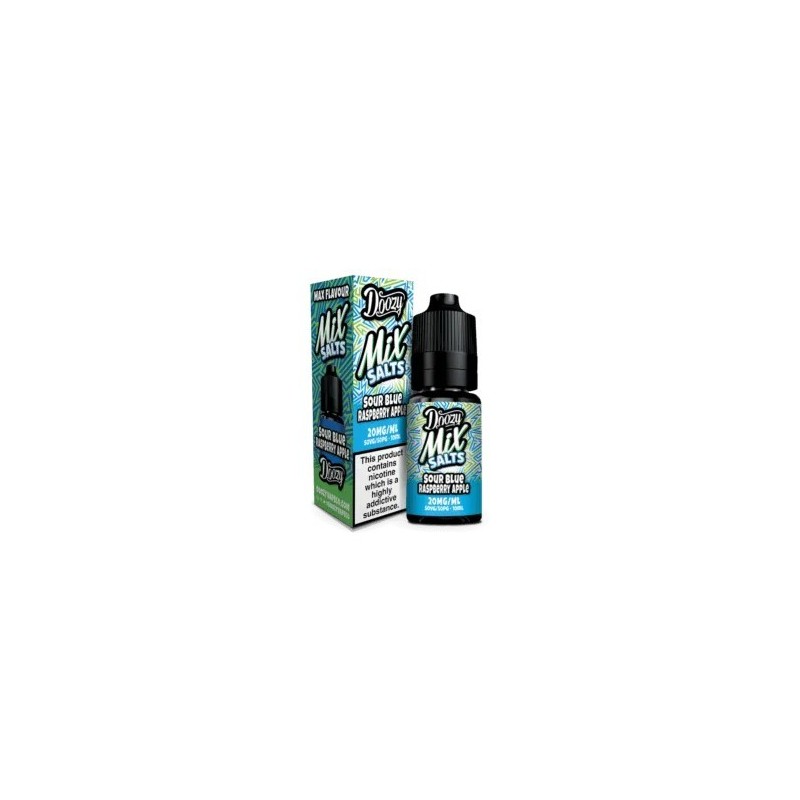 Liquid Dooze Salt 10ml - Sour Blue Raspberry Apple 20mg | Eliq Vapoteur