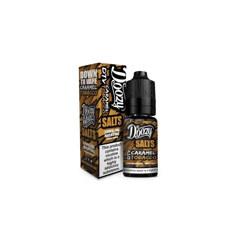 Liquid Dooze Salt 10ml - Caramel Tobacco 20mg | Eliq Vapoteur
