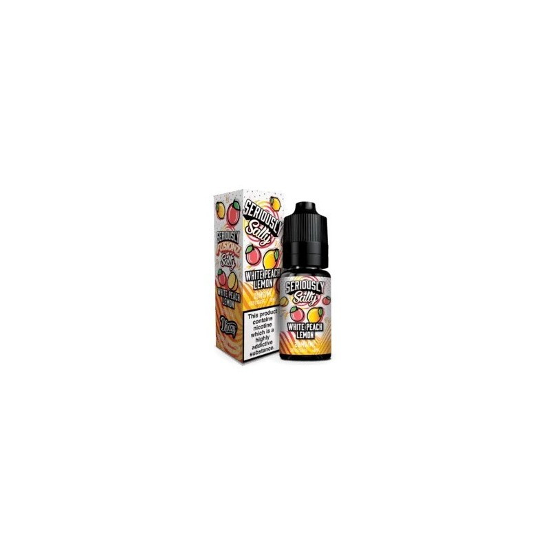 Liquid Dooze Salt 10ml - White Peach Lemon 20mg | Eliq Vapoteur