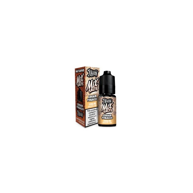 Liquid Dooze Salt 10ml - Crème Tabac 20mg | Eliq Vapoteur