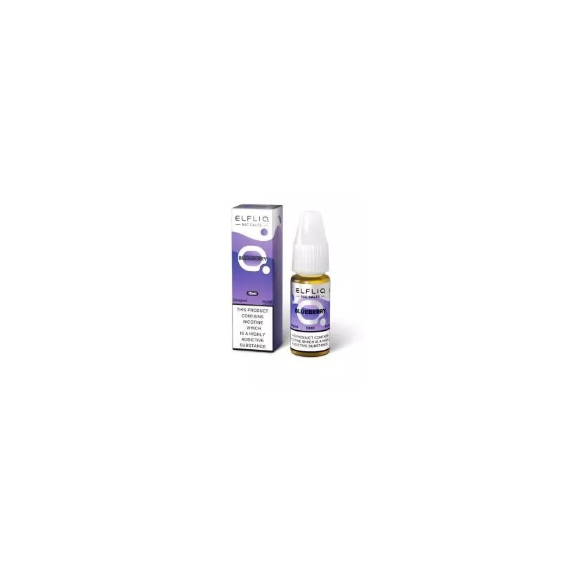 Liquid Elfbar Elfliq Salt 10ml - Blueberry 20mg | Eliq Vapoteur
