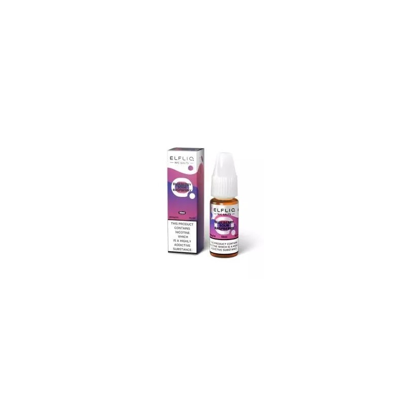Liquid Elfbar Elfliq Salt 10ml - Blueberry Sour Raspberry 20mg | Eliq Vapoteur