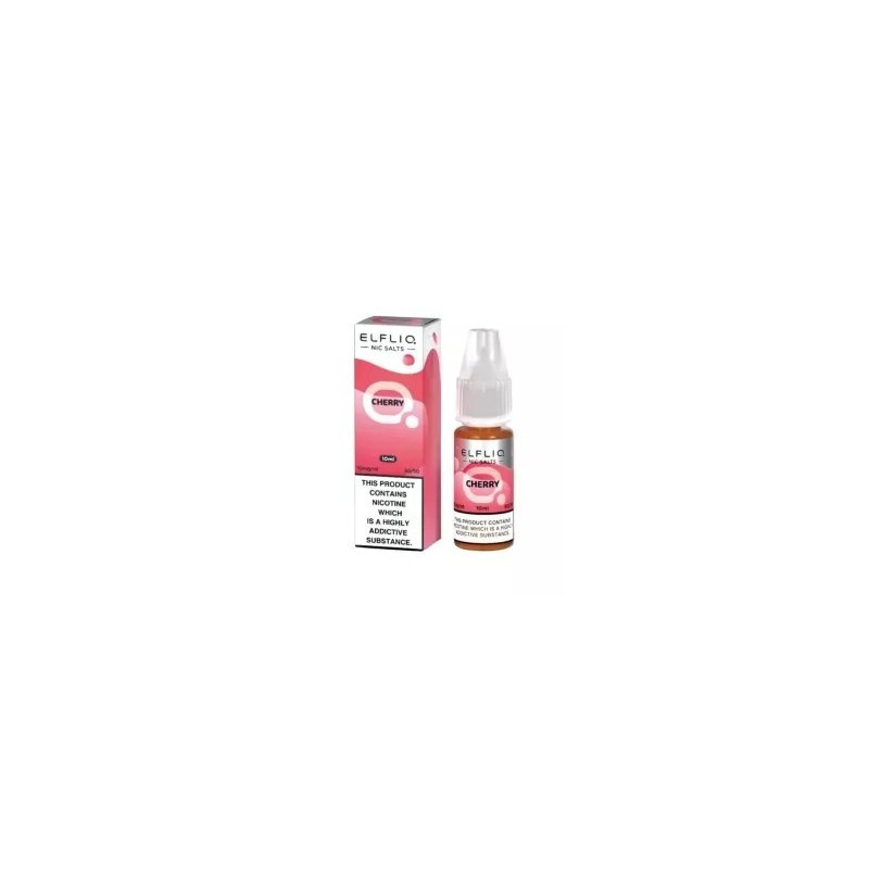 Liquid Elfbar Elfliq Salt 10ml - Cherry 20mg | Eliq Vapoteur