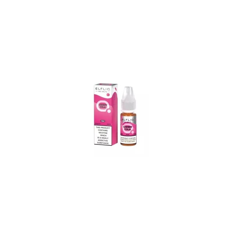 E-liquide Elfbar Elfliq Salt 10ml - Cerise Cola 20mg | EliqVapoteur