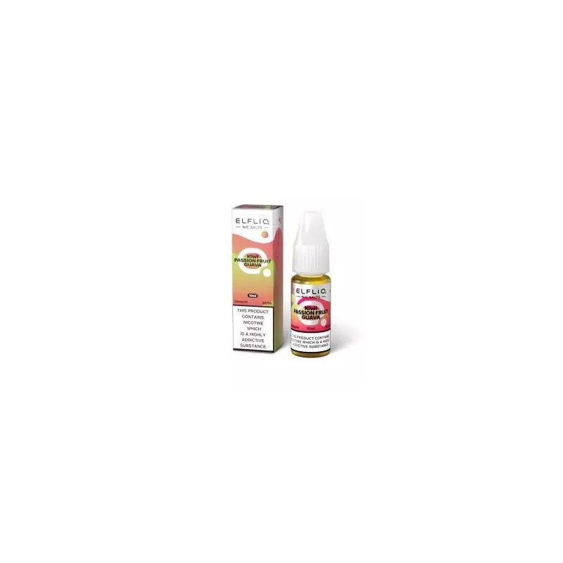 Liquid Elfbar Elfliq Salt 10ml - Kiwi Passion Fruit Guava 20mg | Eliq Vapoteur Liquid Elfbar Elfliq Salt 10ml - Kiwi Passion Fruit Guava 20mg | Eliq Vapoteur