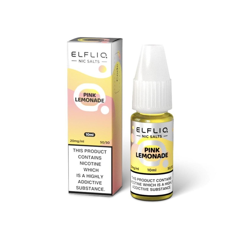 Liquid Elfbar Elfliq Salt 10ml - Pink Lemonade 20mg | Eliq Vapoteur