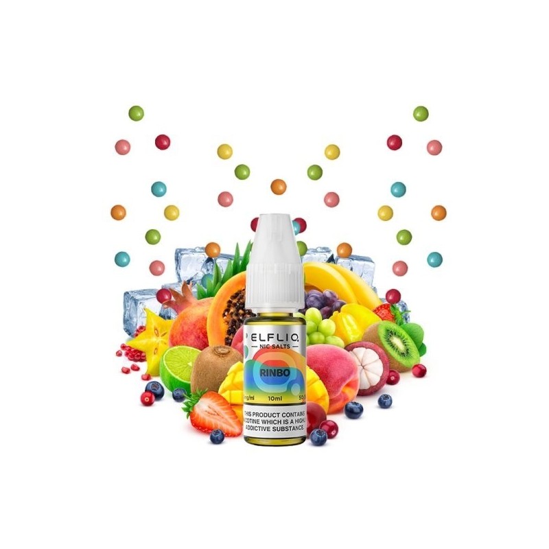Liquid Elfbar Elfliq Salt 10ml - Rinbo 20mg | Eliq Vapoteur
