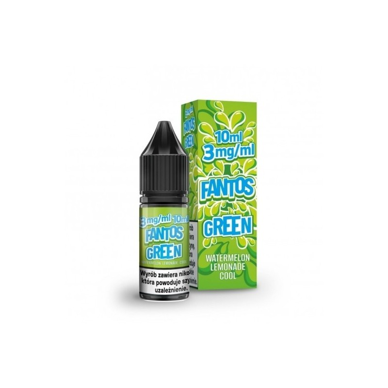 Liquid Fantos 10ml - Green Fantos 3mg  (A25) | Eliq Vapoteur