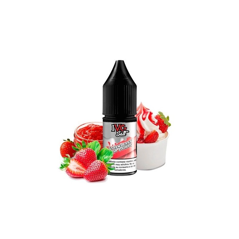 IVG Salt E-liquid 20mg/ml - Strawberry Jam Yoghurt | EliqVapoteur