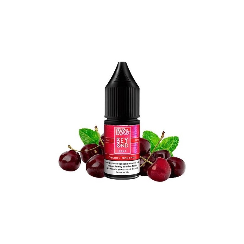 Liquid IVG Salt Beyond 10ml - Cherry Menthol 20mg | Eliq Vapoteur