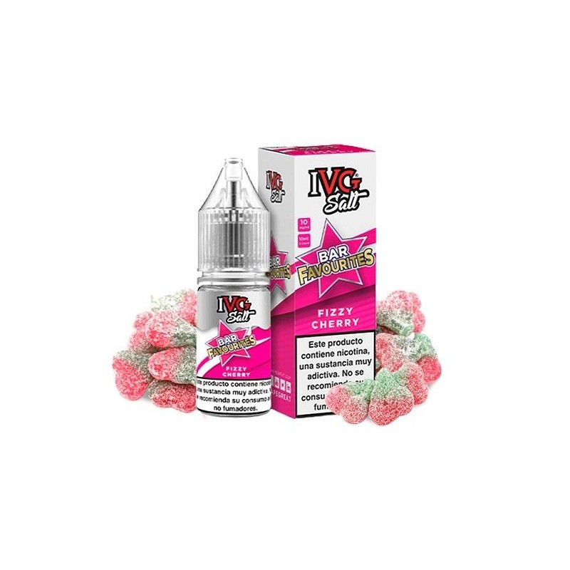 Liquid IVG Favourite Bar Salts 10ml - Fizzy Cherry 20mg | Eliq Vapoteur