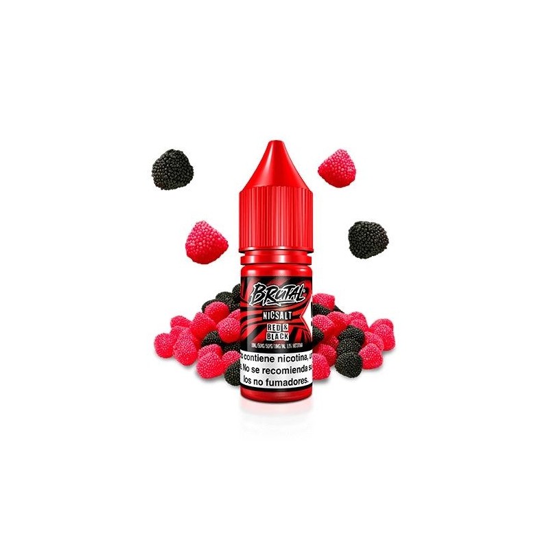 Liquid Just Juice Brutal Salts 10ml - Red & Black 20mg | Eliq Vapoteur