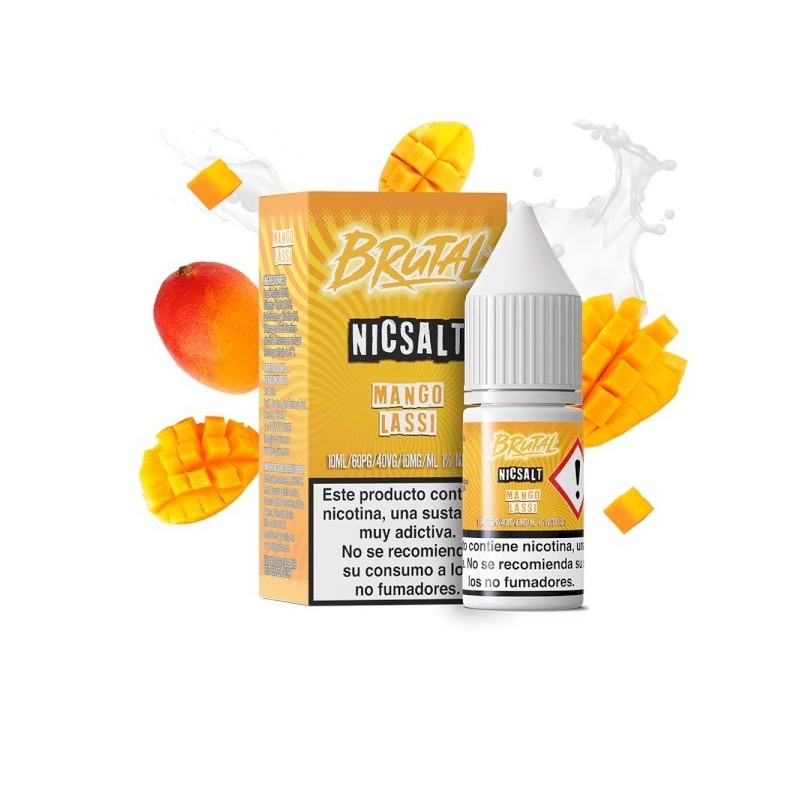 Liquid Just Juice Brutal Salts 10ml - Mango Lassi 20mg | Eliq Vapoteur