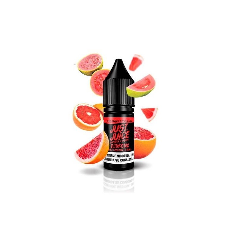 Liquid Just Juice Salts Iconic Fruit 10ml - Blood Orange Citrus Guava 20mg | Eliq Vapoteur