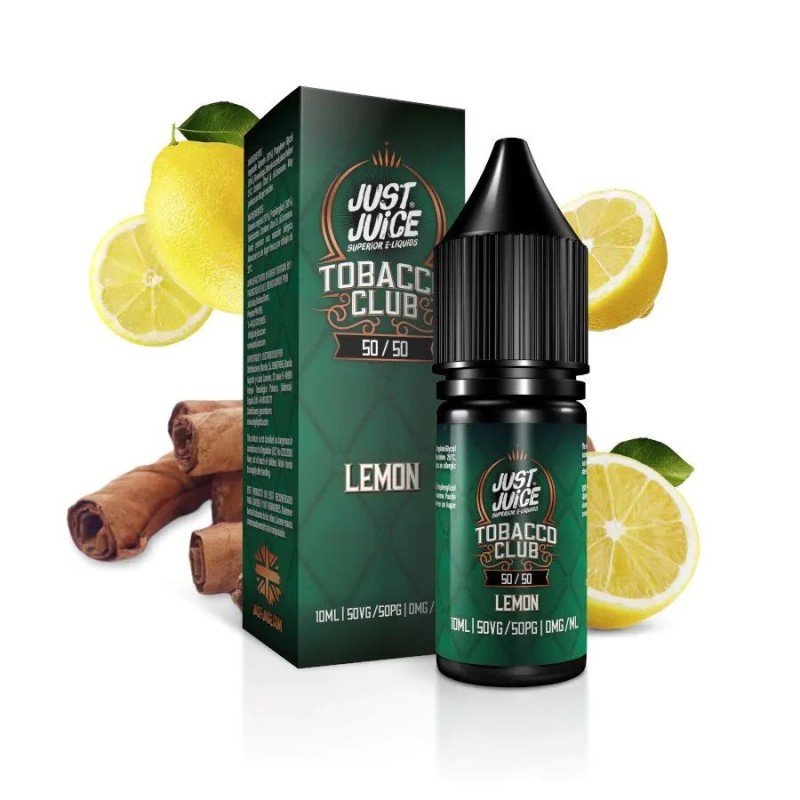 E-liquide Just Juice Salt 10ml - Citron Tabac 20mg | EliqVapoteur