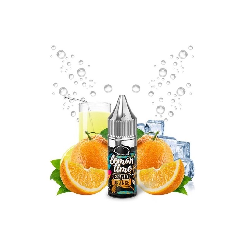 Lemon' Time Salt E-liquid 10ml - Orange 20mg | EliqVapoteur