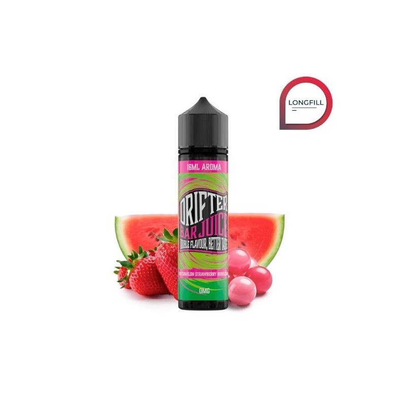 Longfill Drifter Bar 16/60ml - Watermelon Strawberry Bubblegum | Eliq Vapoteur