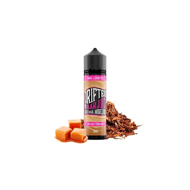 Longfill Drifter Bar 16/60ml - Cream Tobacco | Eliq Vapoteur