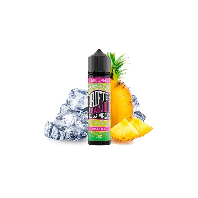 Longfill Drifter Bar 16/60ml - Pineapple Ice | Eliq Vapoteur