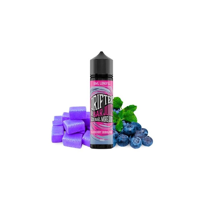 Longfill Drifter Bar 16/60ml - Blueberry Bubblegum | Eliq Vapoteur